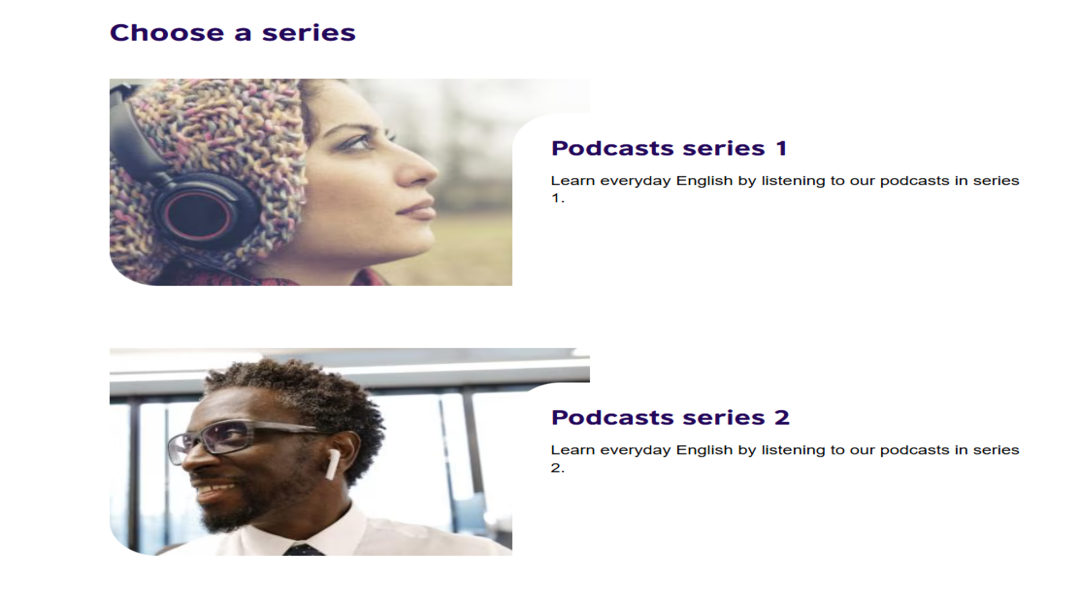 تعلم الإنجليزية عبر البودكاست
